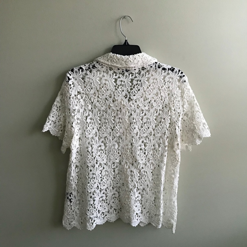 Lace button down shirt - Picture 2 of 3